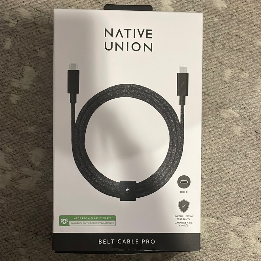 USB C - Belt Cable Pro - Black